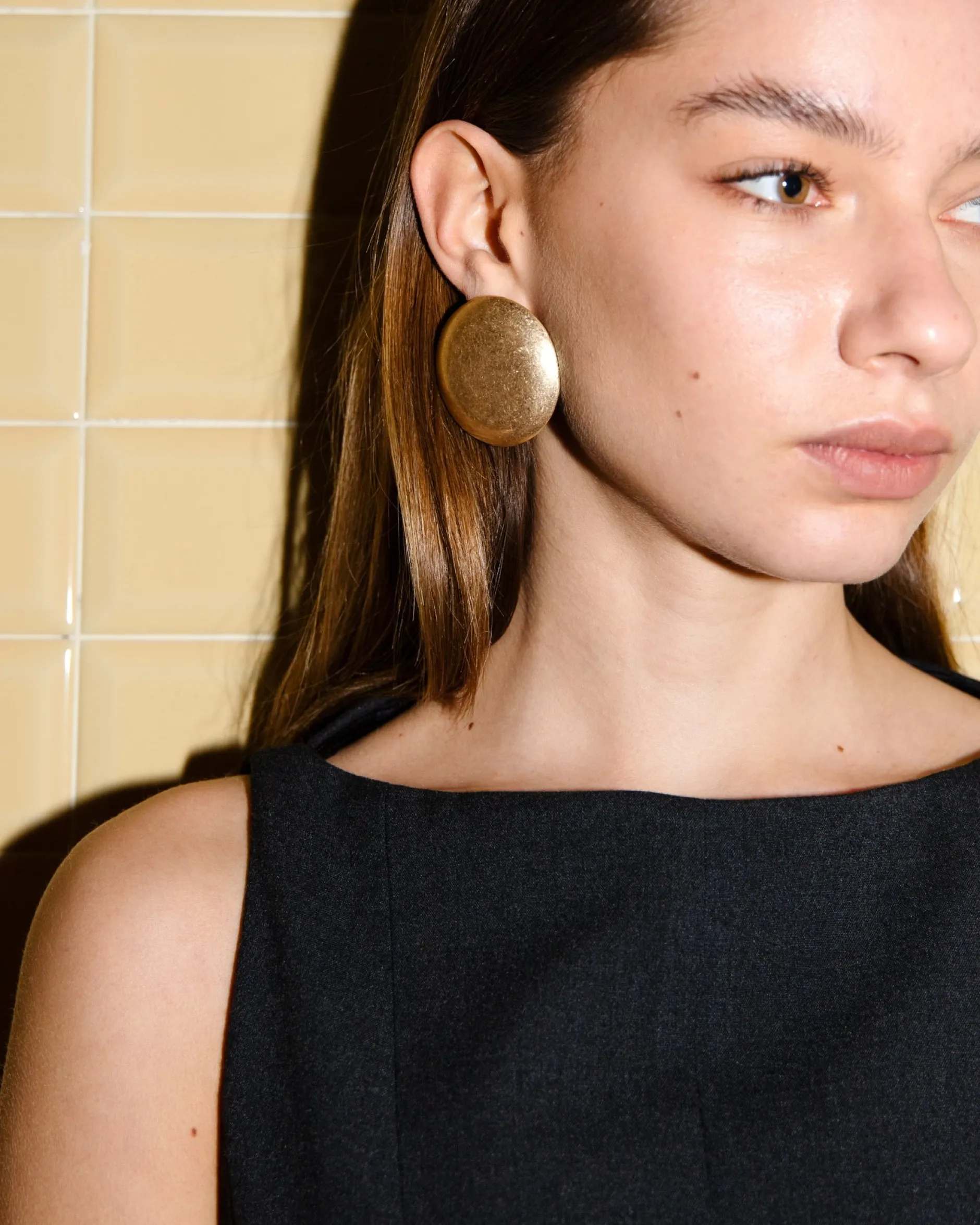 Fashion Susmie's Carol Washed Gold Earrings