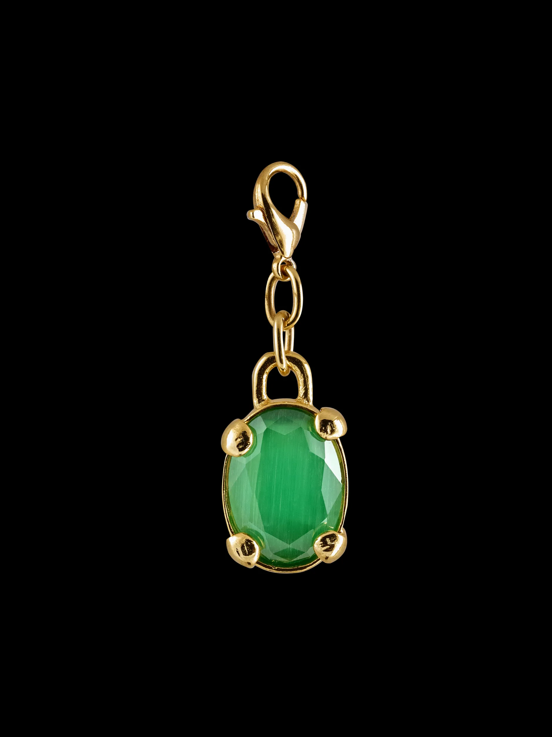 Best Susmie's Green Diamond Charm Gold