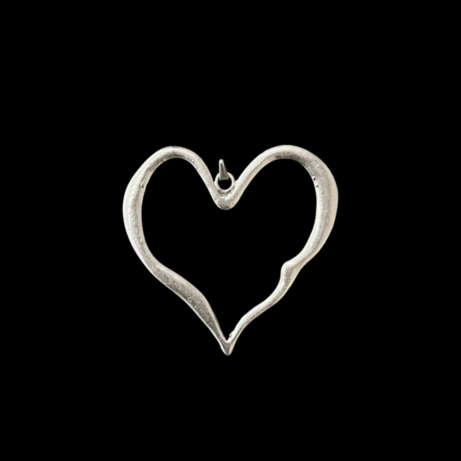 Cheap Susmie's Melted Heart Medallion Silver