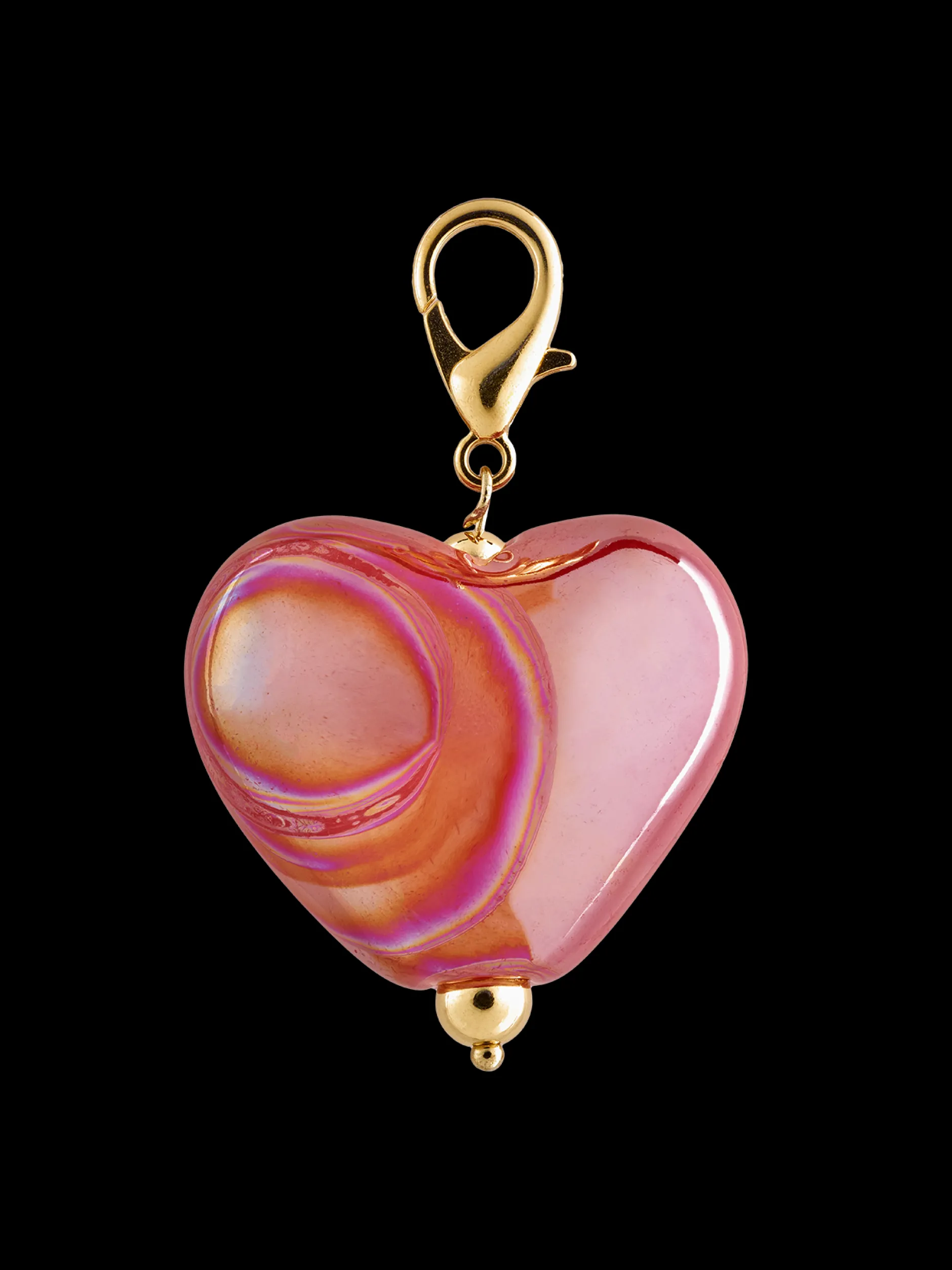 Sale Susmie's Pink Heart Ceramic Charm