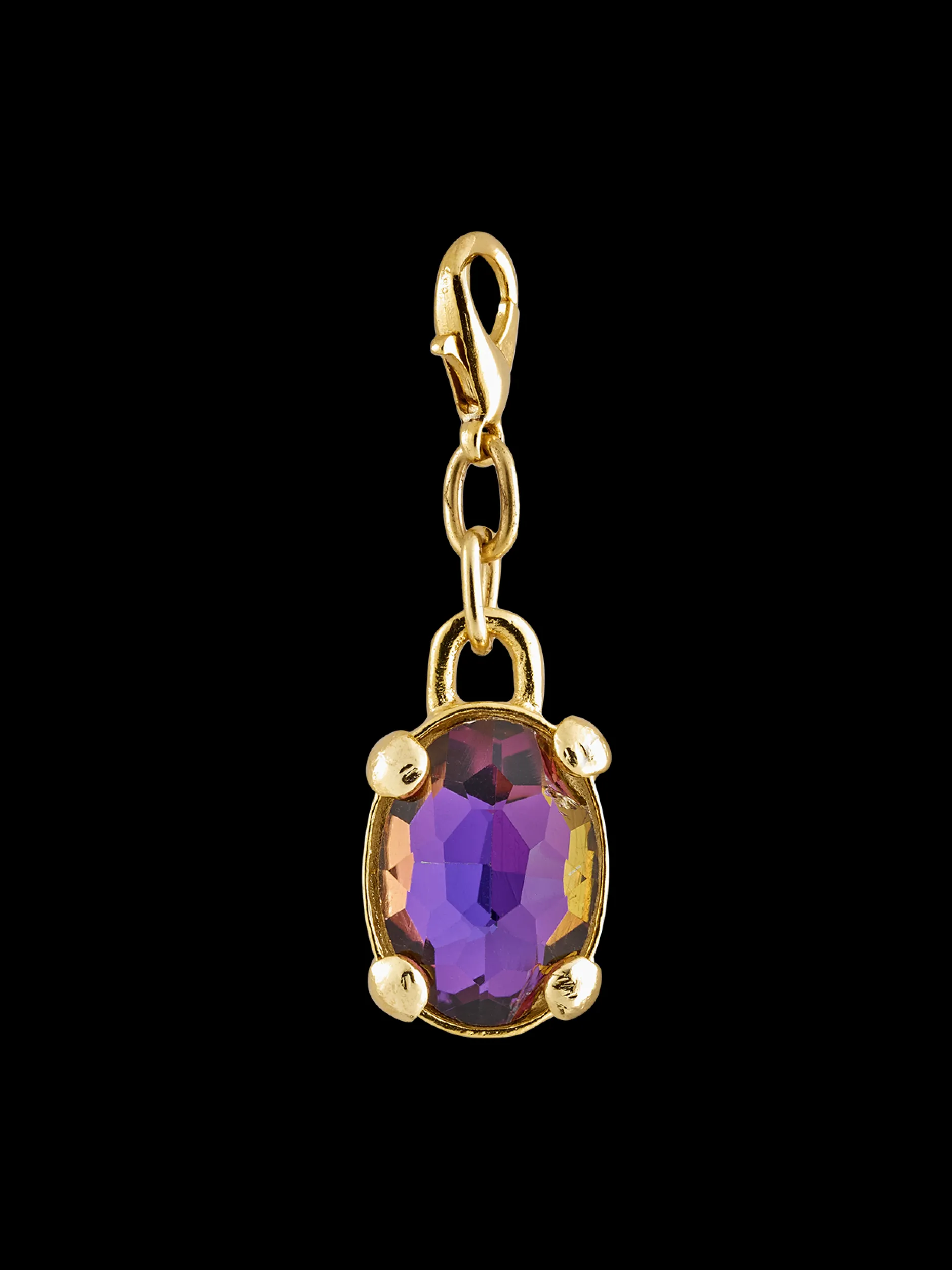 Online Susmie's Purple Diamond Charm Gold