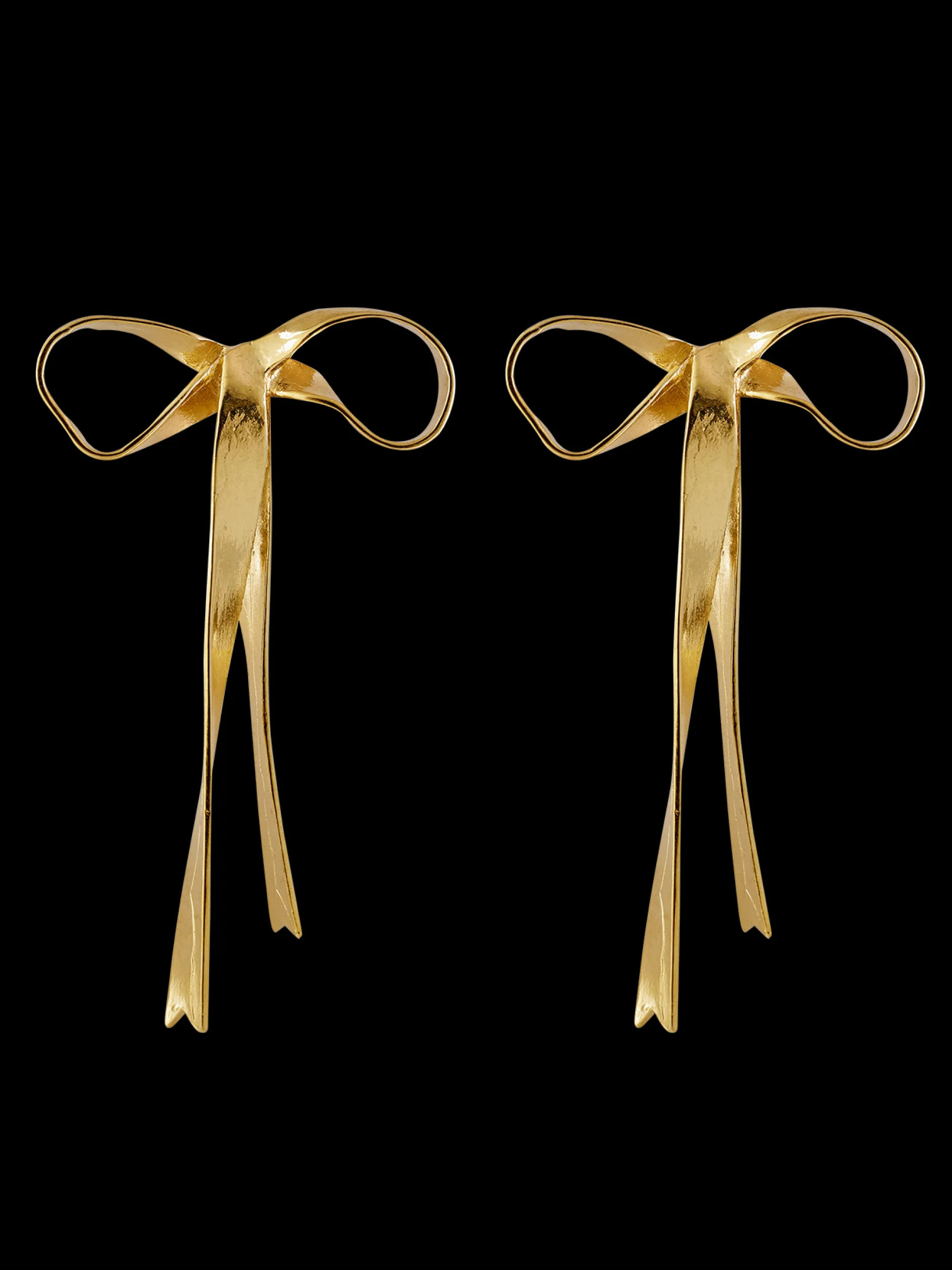 Cheap Susmie's Queen Bow Earrings Gold