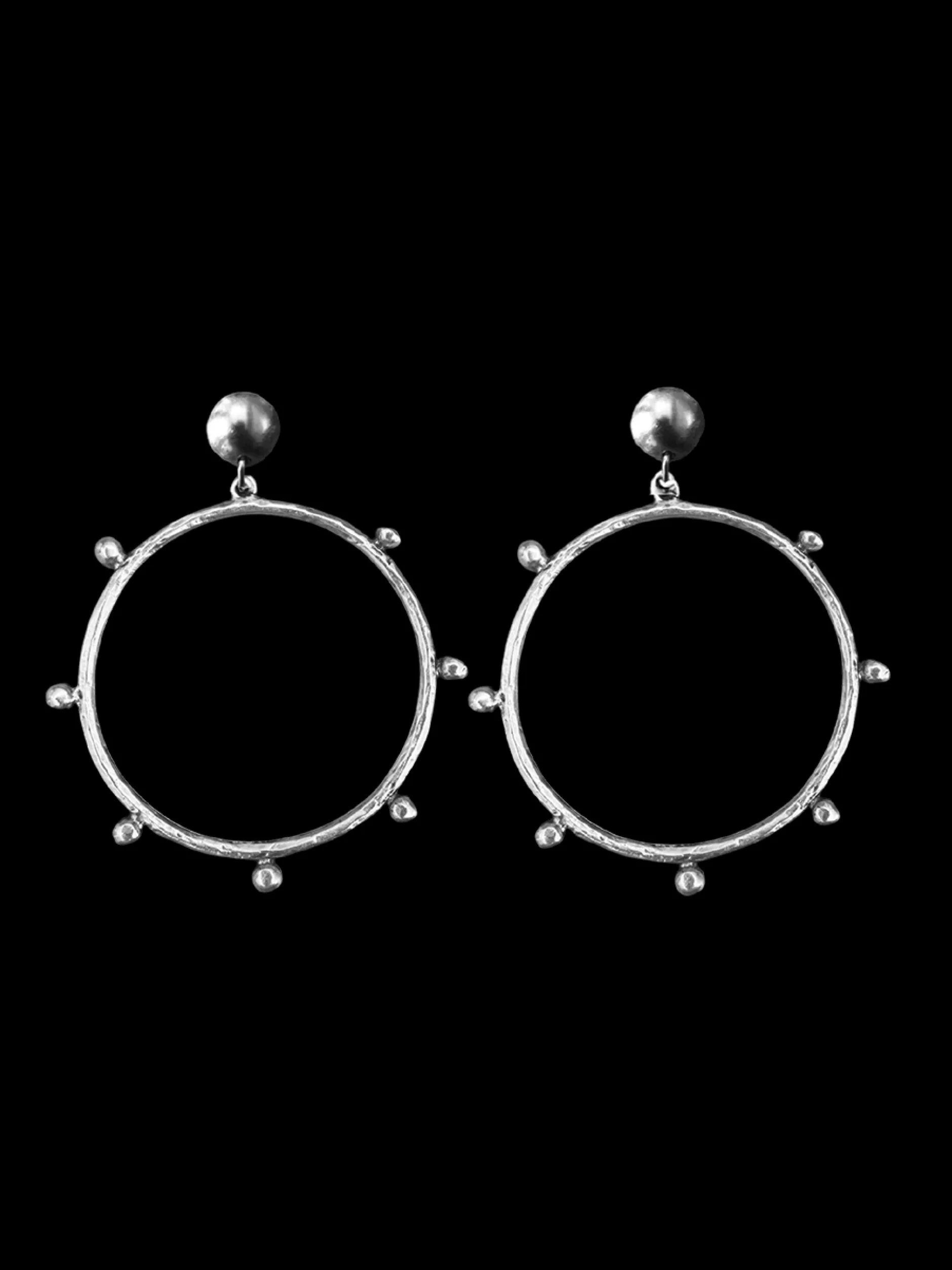 Best Sale Susmie's Third Wheel Hoops Silver