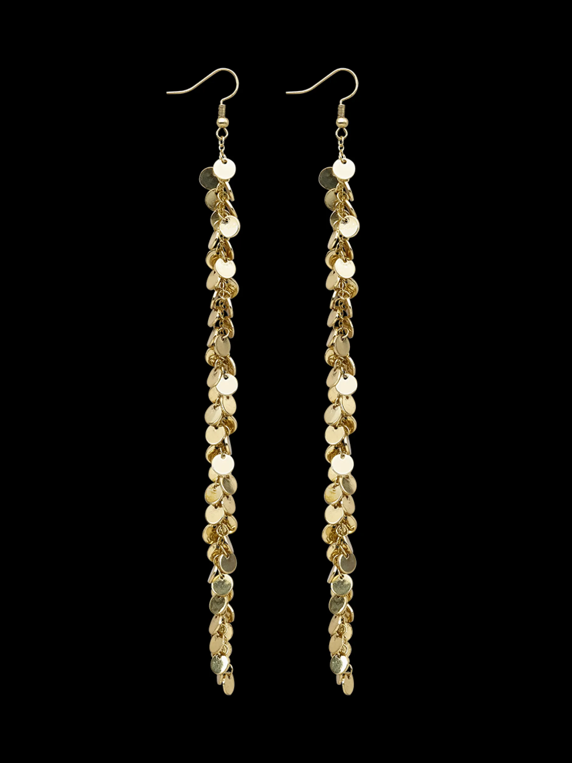 Fashion Susmie's Tinsel Gold Earrings